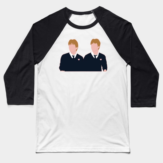 Fred And George Weasly Essential Gift Baseball T-Shirt by Vixel Art